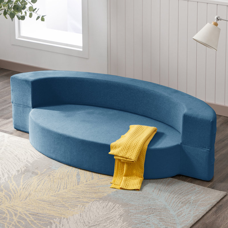 Ebern Designs Roselynn 76.38'' Upholstered Cushion Back Futon And